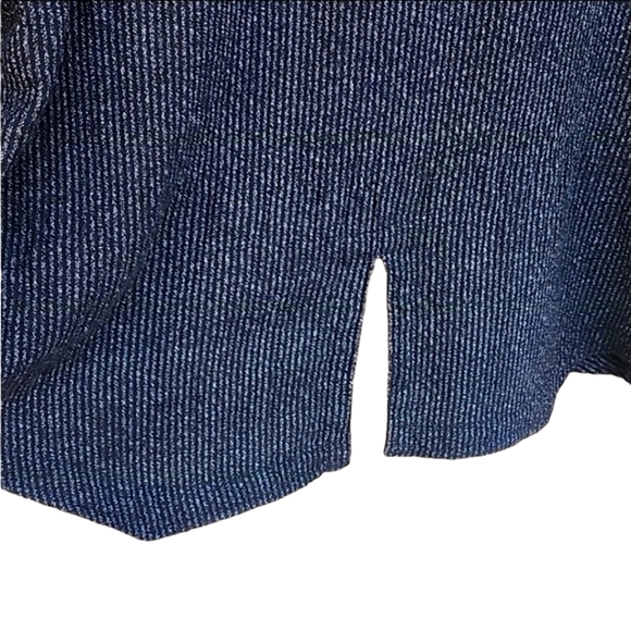 VINTAGE PRISA Boxy Tunic Top L XL 1X 2X Oversized Shirt Artsy Black Lagenlook - Picture 8 of 15